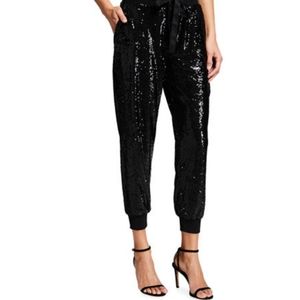 New Ted Baker sequin black joggers trousers pants